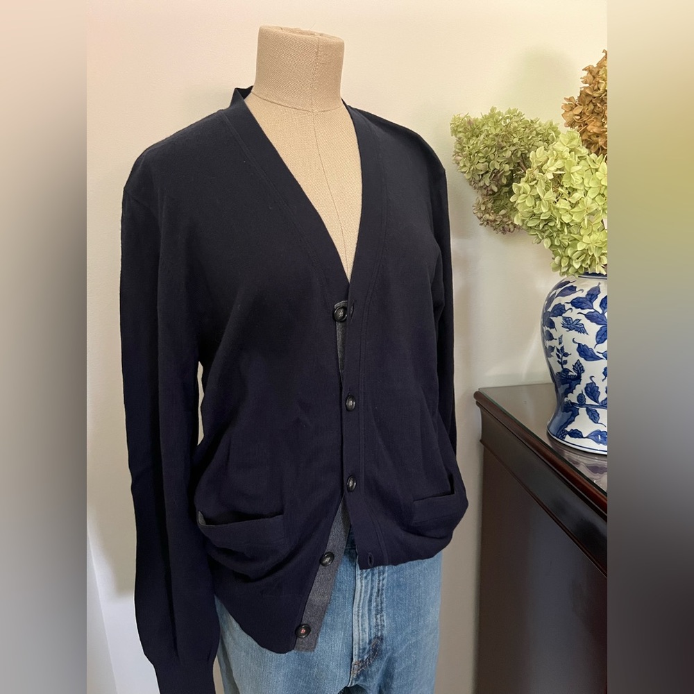 JACK SPADE Cotton/Cashmere Cardigan, size M